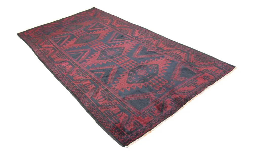 Balutsj-teppe - 270 x 136 cm - blå
