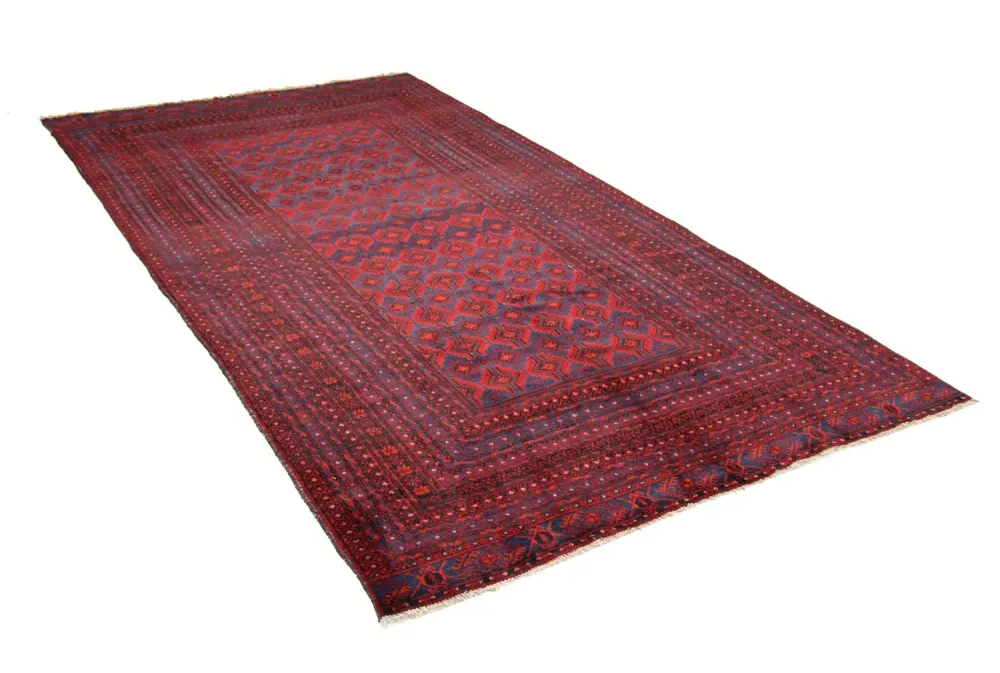 Balutsj-teppe - 286 x 158 cm - rød