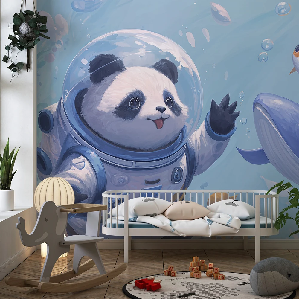 Barnetapet | Panda-astronaut som utforsker havet med sjøvenner