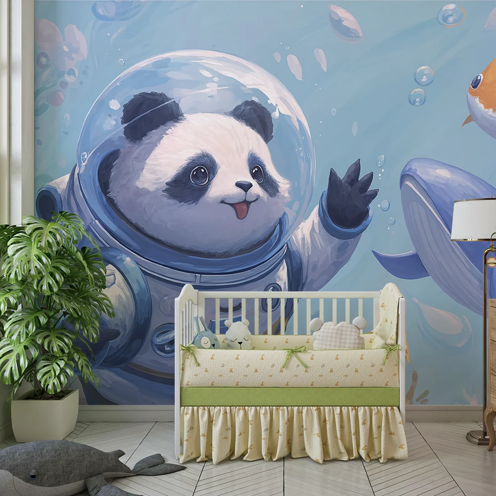 Barnetapet | Panda-astronaut som utforsker havet med sjøvenner