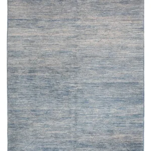 Berberteppe - 196 x 154 cm - havblå
