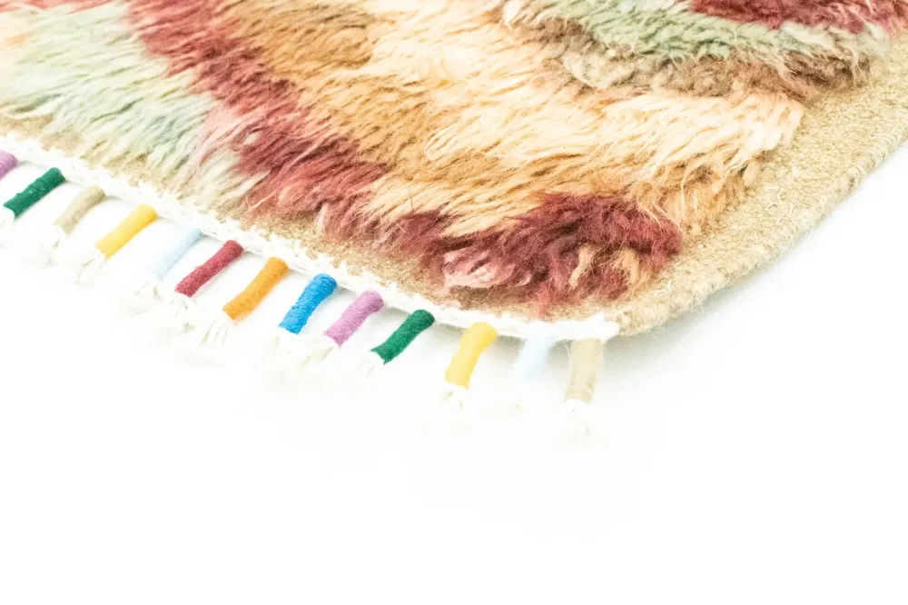 Berberteppe - 200 x 147 cm - farget