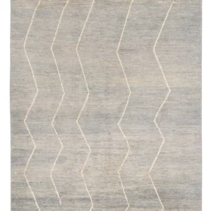 Berberteppe - 204 x 152 cm - lysegrå