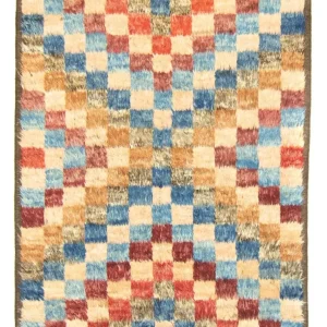 Berberteppe - 206 x 143 cm - farget