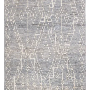 Berberteppe - 208 x 148 cm - havblå