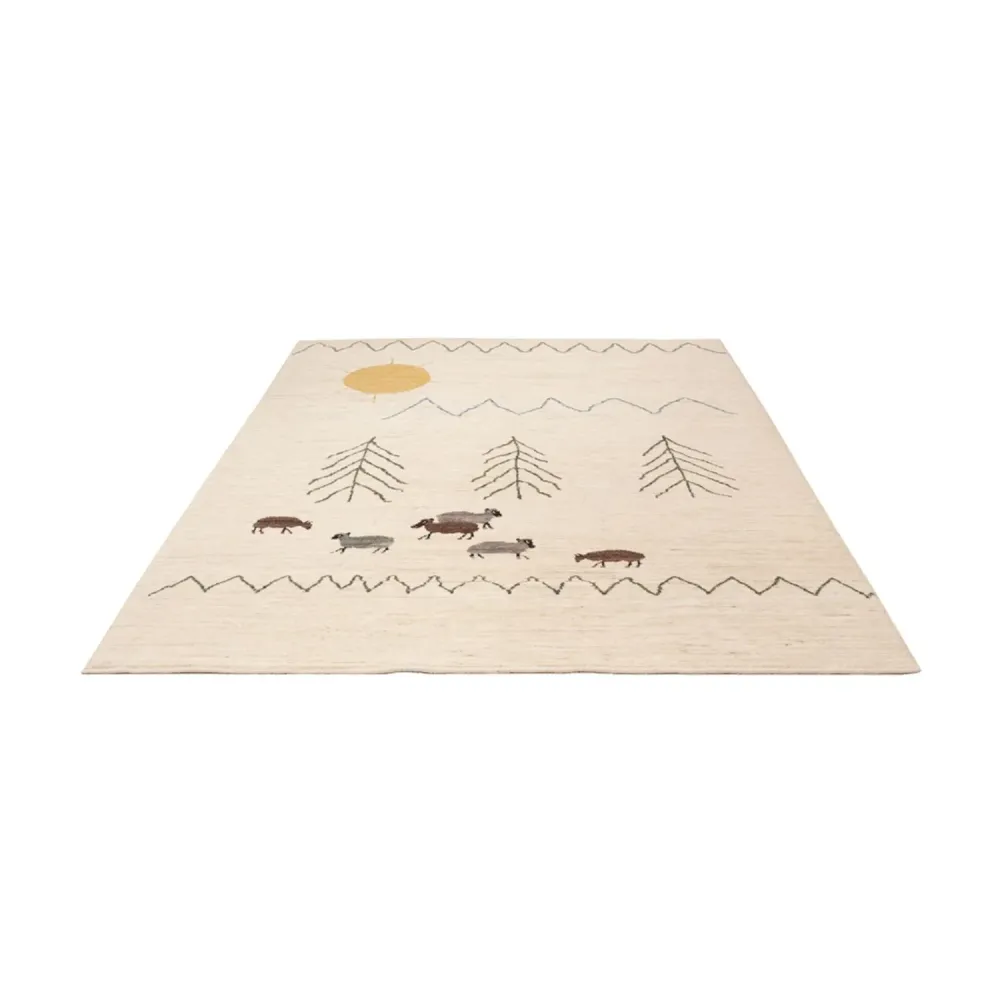 Berberteppe - 232 x 170 cm - krem