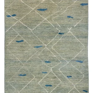 Berberteppe - 236 x 172 cm - lysegrønn