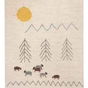 Berberteppe - 241 x 172 cm - natur