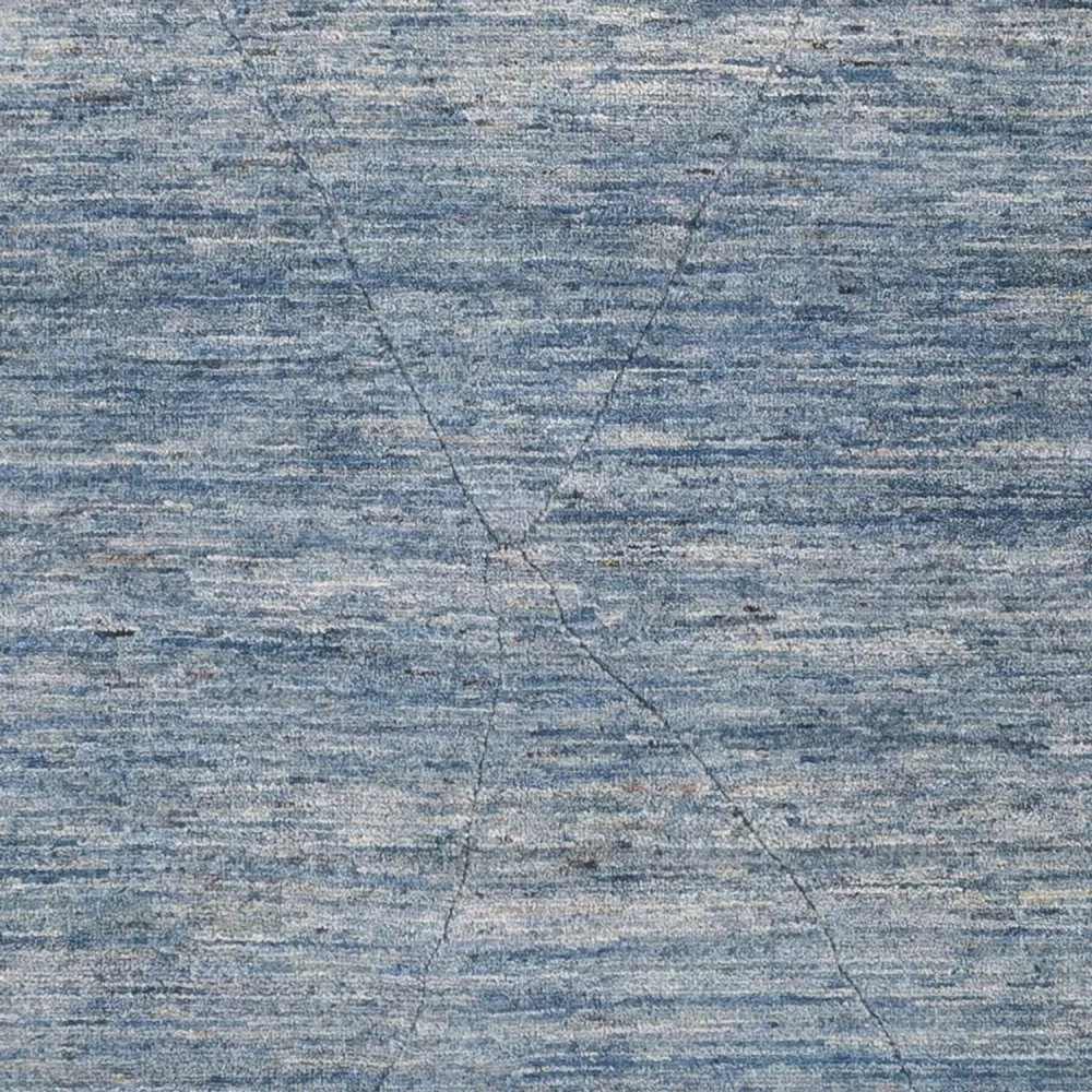 Berberteppe - 242 x 172 cm - havblå