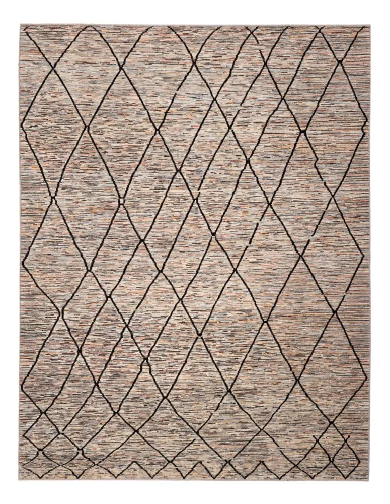 Berberteppe - 284 x 218 cm - mørk beige