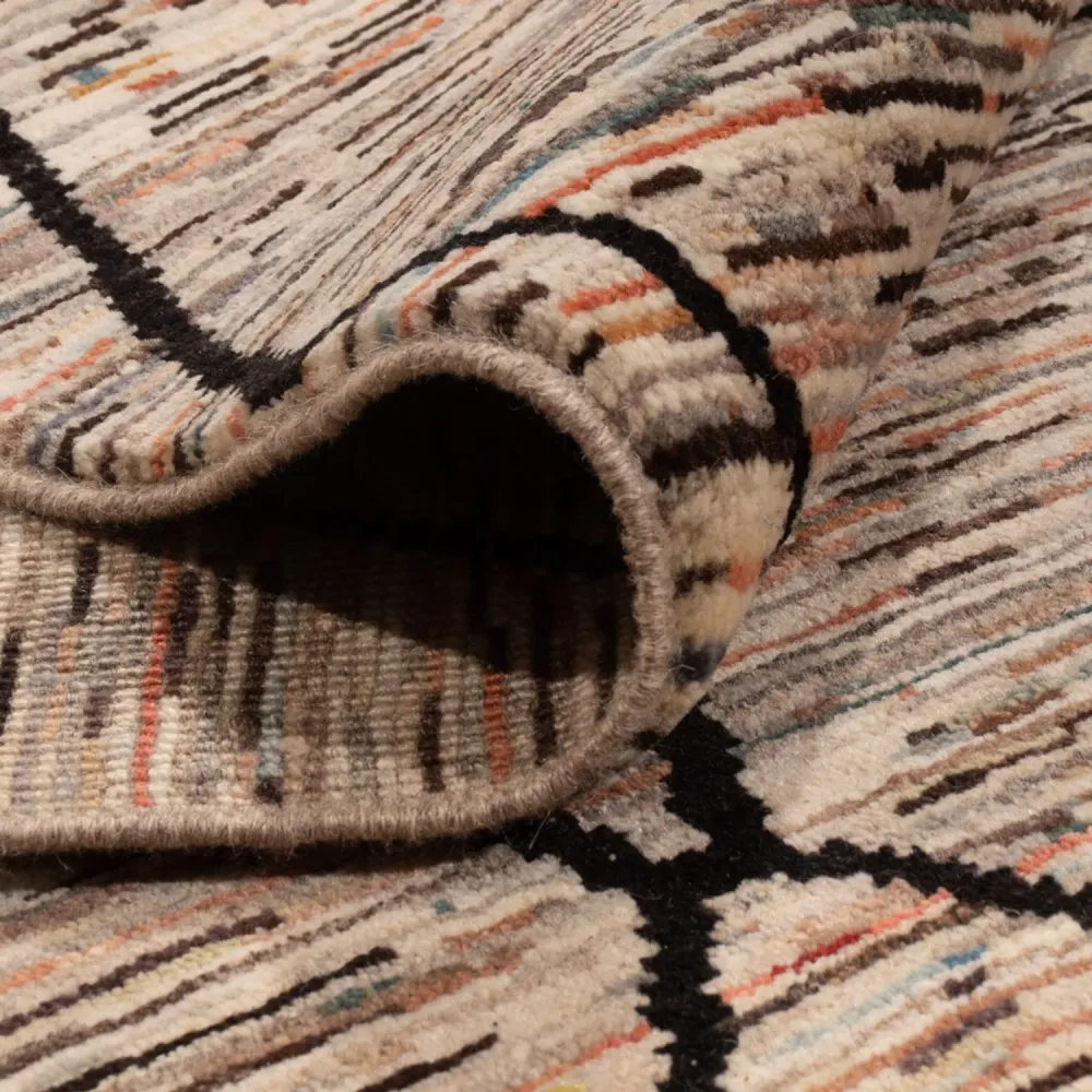 Berberteppe - 284 x 218 cm - mørk beige
