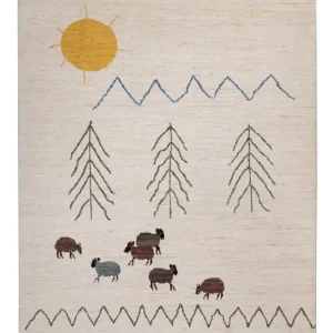 Berberteppe - 286 x 203 cm - natur