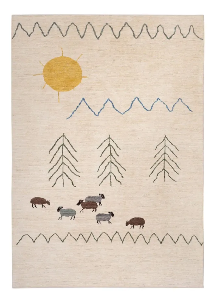 Berberteppe - 295 x 203 cm - natur