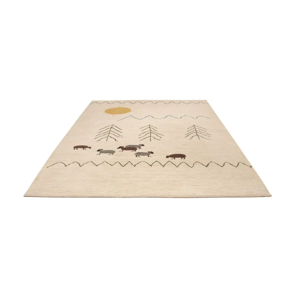Berberteppe - 295 x 203 cm - natur