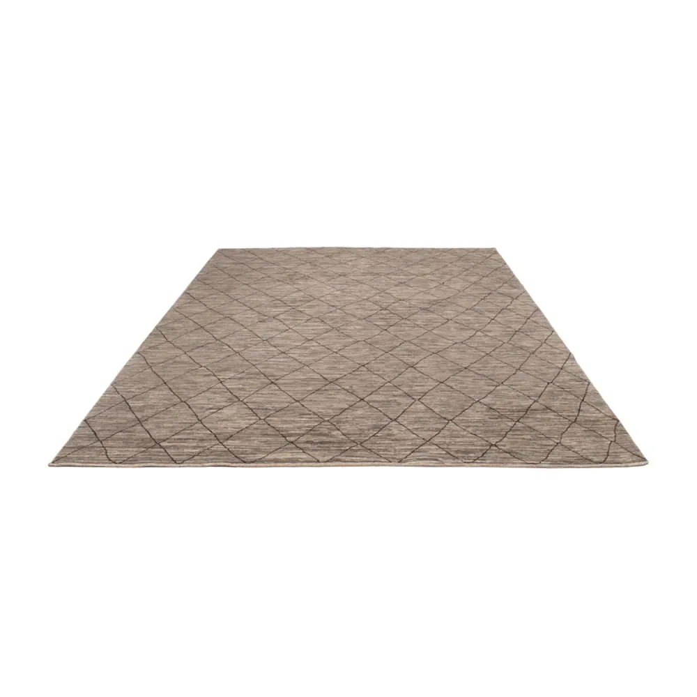 Berberteppe - 296 x 245 cm - mørk beige