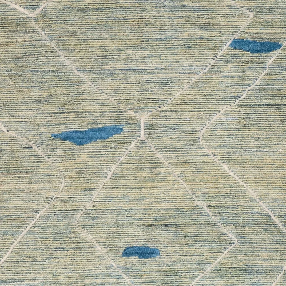 Berberteppe - 300 x 202 cm - lysegrønn