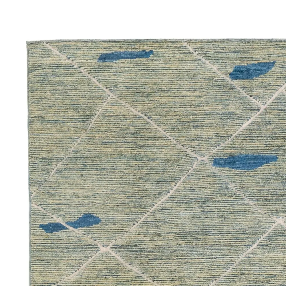 Berberteppe - 300 x 202 cm - lysegrønn