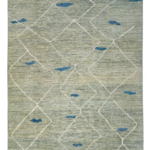 Berberteppe - 300 x 202 cm - lysegrønn