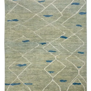 Berberteppe - 300 x 256 cm - lysegrønn
