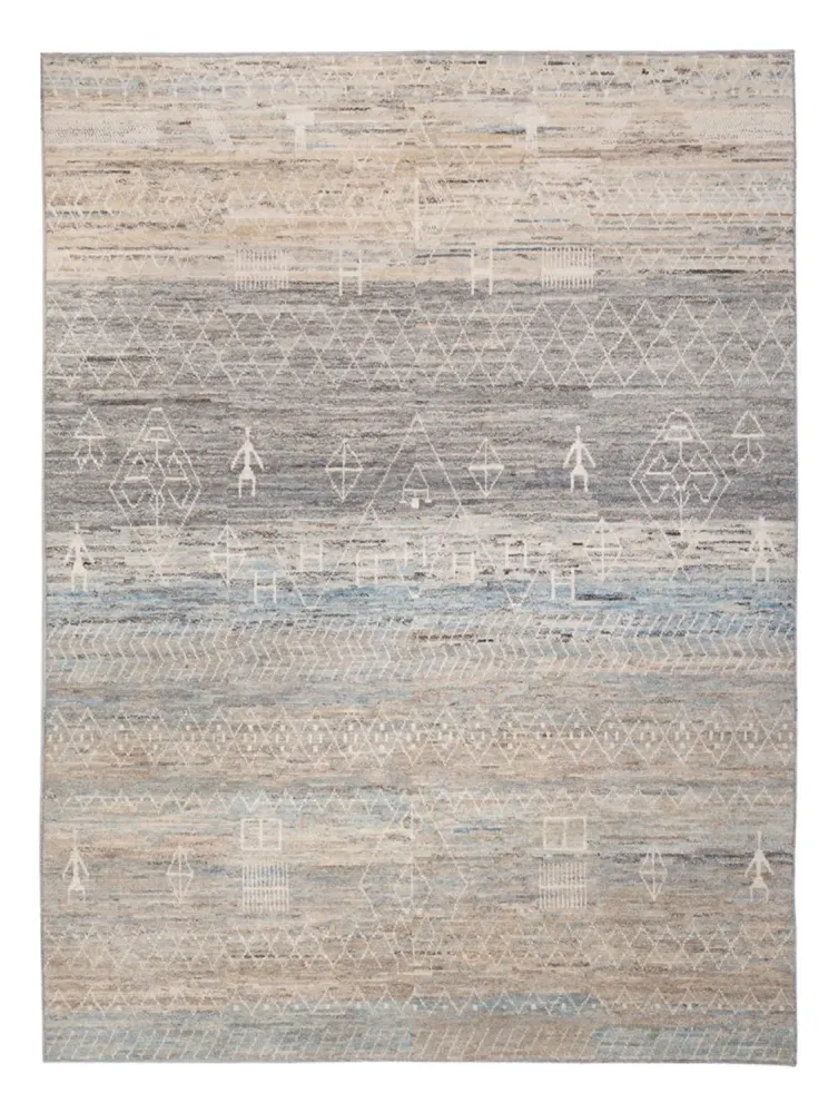 Berberteppe - 338 x 252 cm - mørk beige