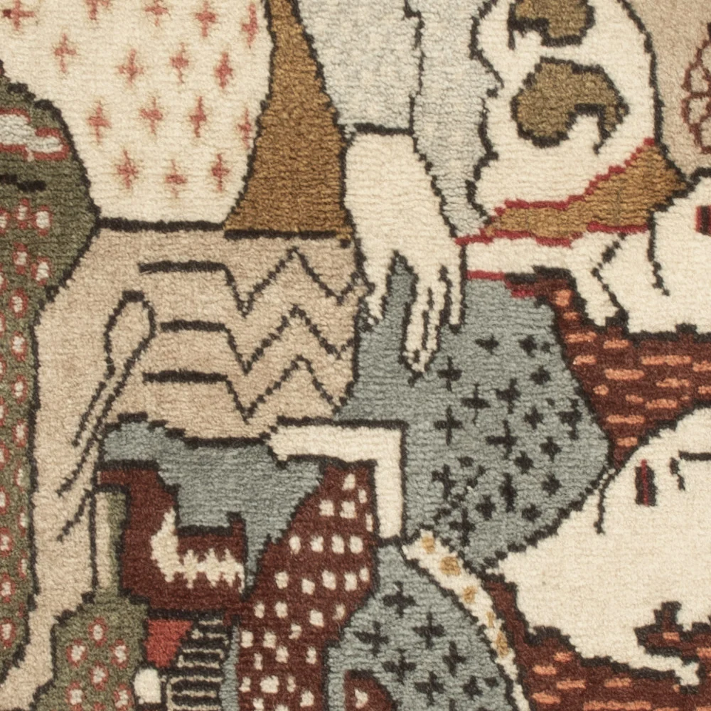 Bilde teppe - 92 x 50 cm - beige