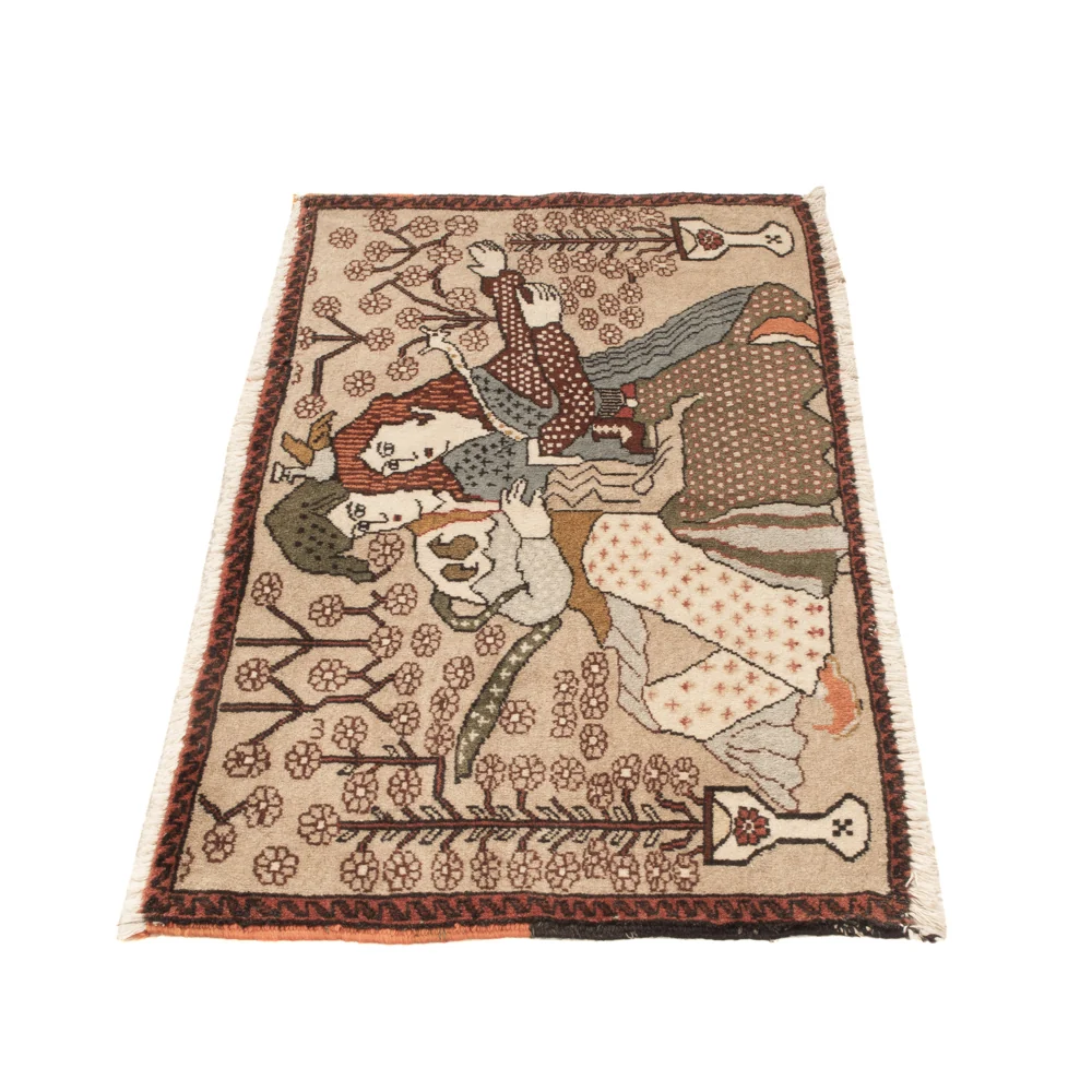 Bilde teppe - 92 x 50 cm - beige