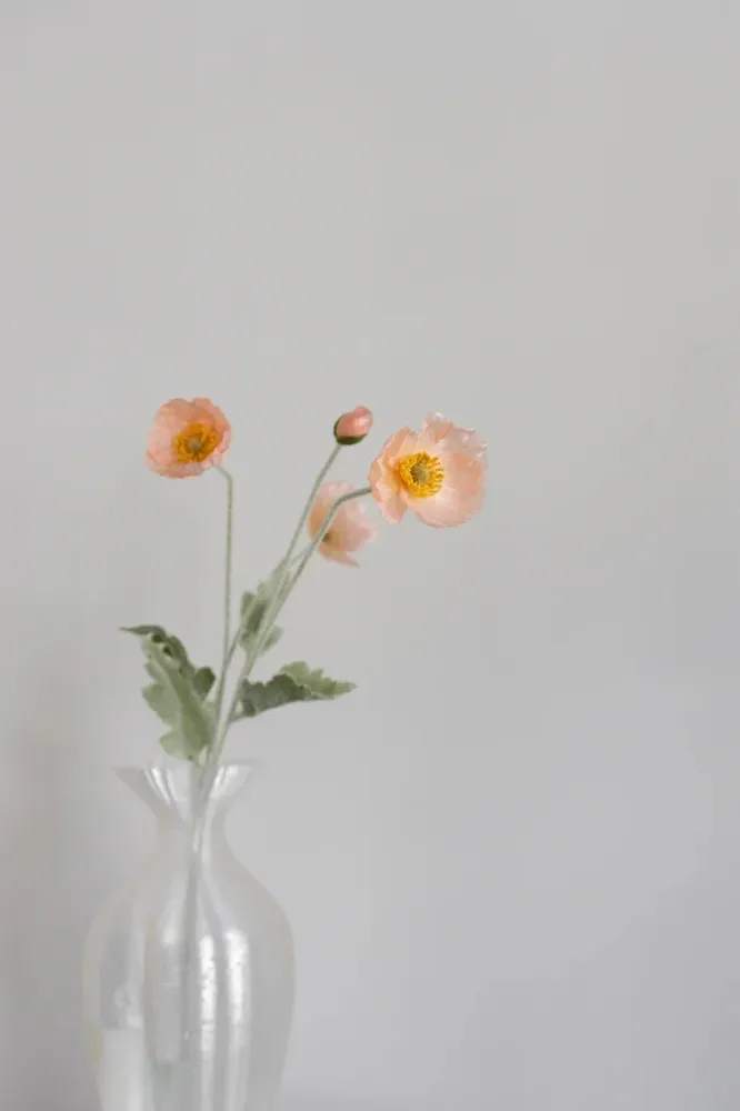 Bloom Objects - Artificial Peach Poppy 02-131 - Peach