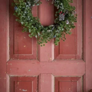 Bloomingville - Cedar Krans, Grøn, Kunstige Blomster 82072345 - Green