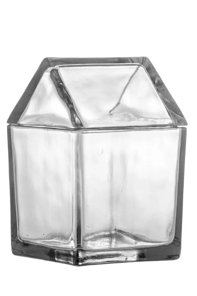 Bloomingville - Elius Krukke m/låg, Klar, Genanvendt Glas 82068543 - Clear