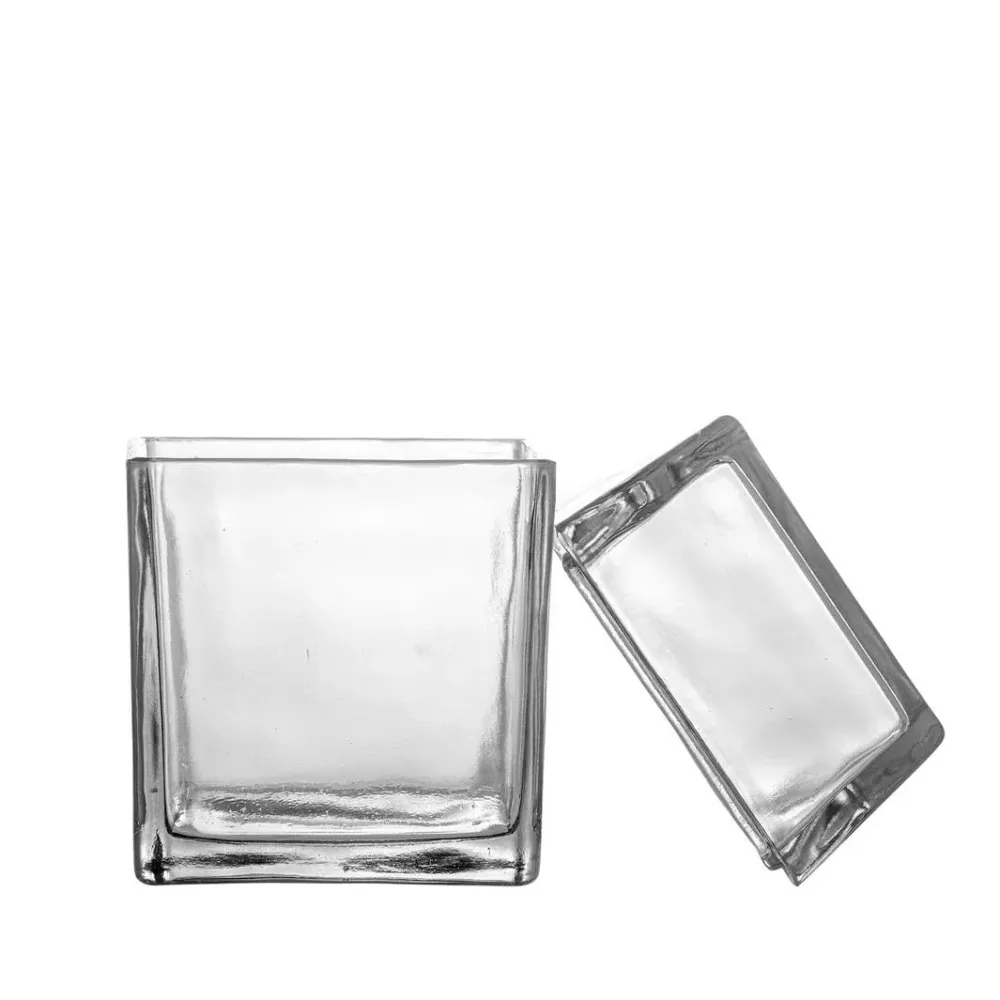 Bloomingville - Elius Krukke m/låg, Klar, Genanvendt Glas 82068543 - Clear