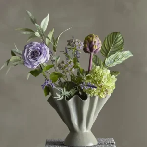 Bloomingville - Whisper Buket, Lilla, Kunstige Blomster 82061535 - Purple