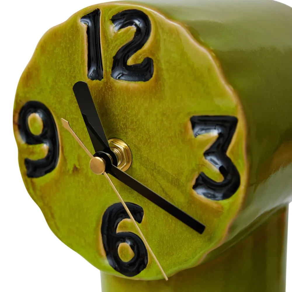 Bordklokke Retro Olive