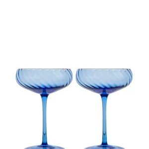 Byon - Champagneglass Blå