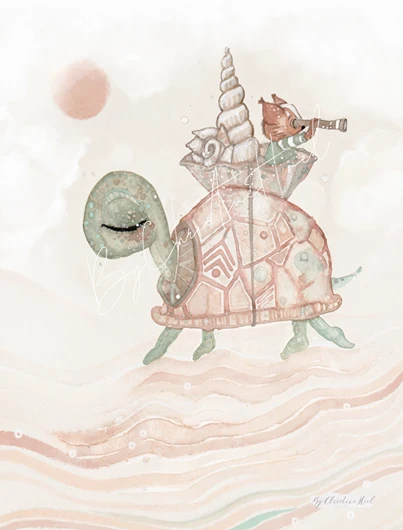 Christine Hoel Plakat Turtle