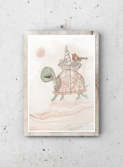 Christine Hoel Plakat Turtle
