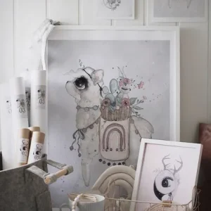 Christine Hoel Poster Alpaka