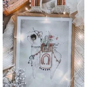 Christine Hoel Poster Alpaka