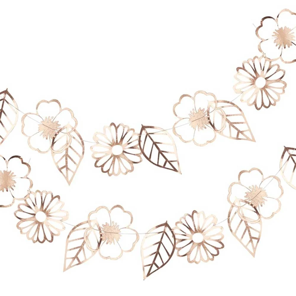 Daisy Crazy Rosegull Blomster Girlander 3 m.