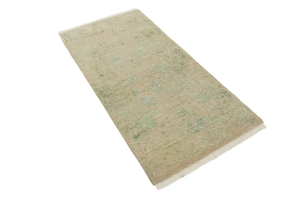 Designer teppe - 139 x 71 cm - sand