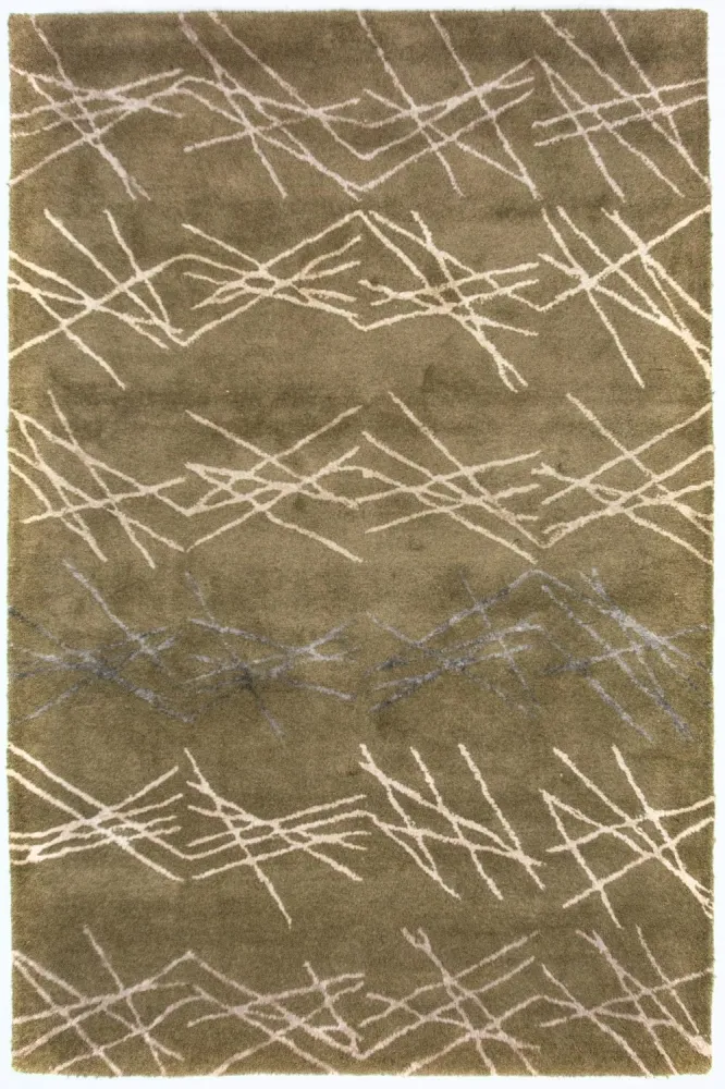 Designer teppe - 182 x 122 cm - grønn