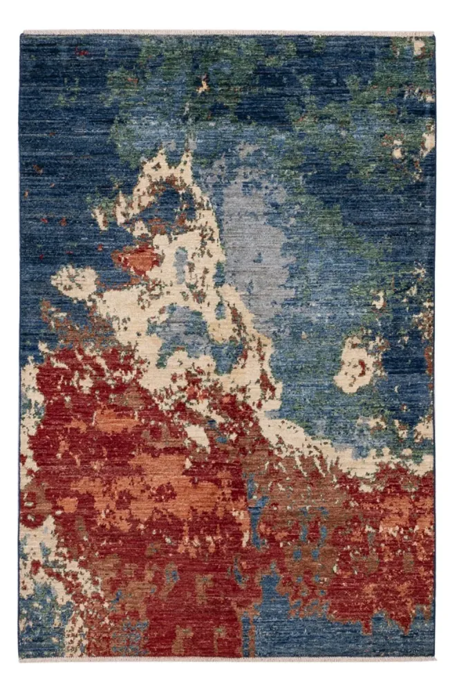 Designer teppe - 187 x 122 cm - flerfarget
