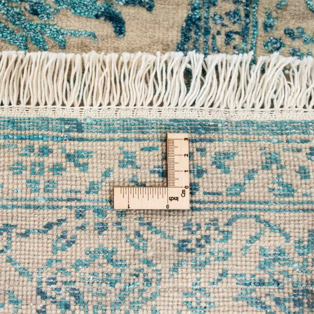 Designer teppe - 188 x 136 cm - turkis