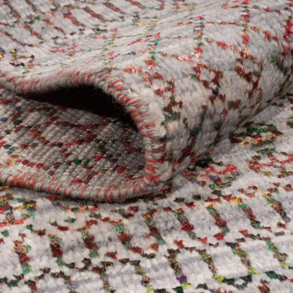 Designer teppe - 195 x 150 cm - mørkeblå