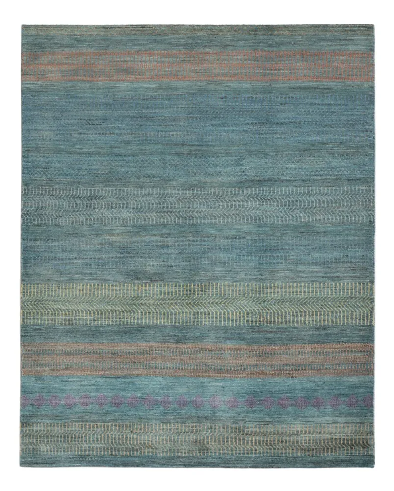 Designer teppe - 195 x 154 cm - mørkegrønn