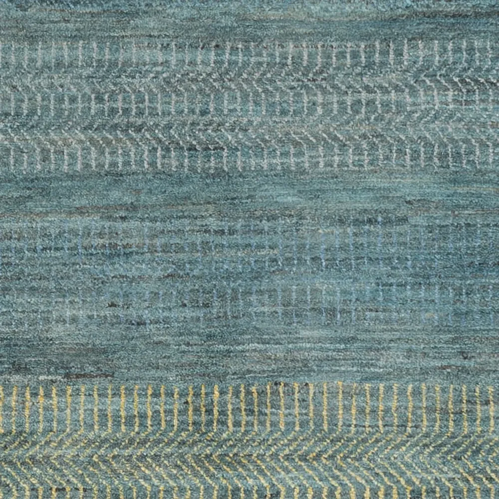 Designer teppe - 195 x 154 cm - mørkegrønn
