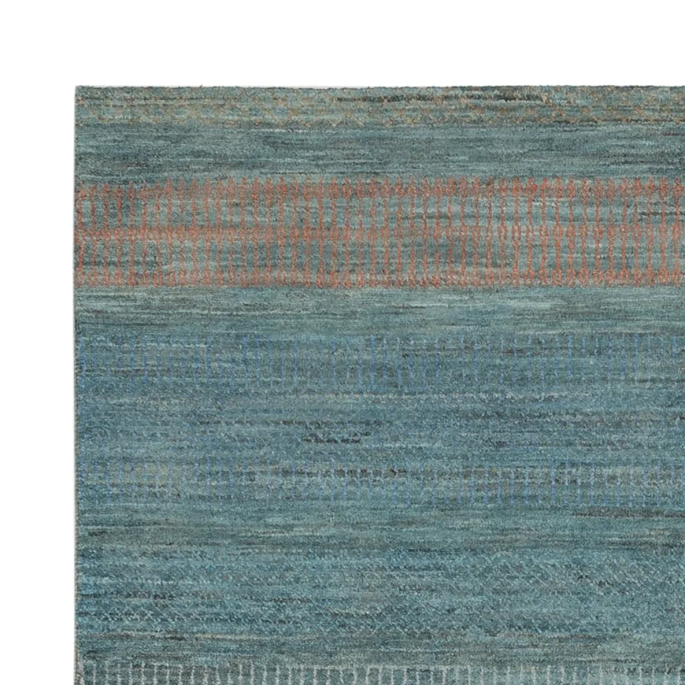 Designer teppe - 195 x 154 cm - mørkegrønn