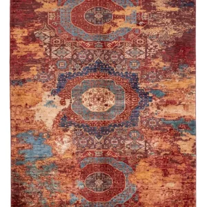 Designer teppe - 195 x 156 cm - flerfarget