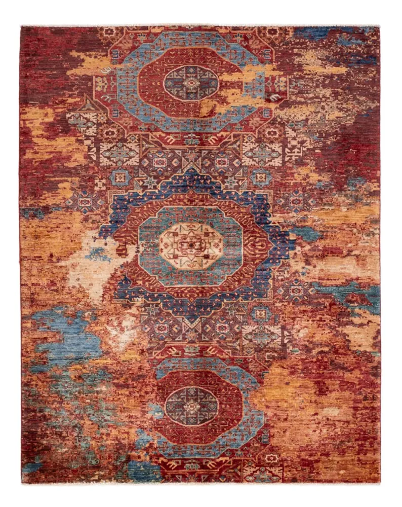 Designer teppe - 195 x 156 cm - flerfarget
