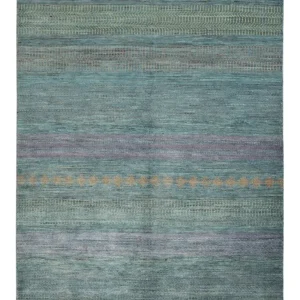 Designer teppe - 196 x 152 cm - mørkegrønn