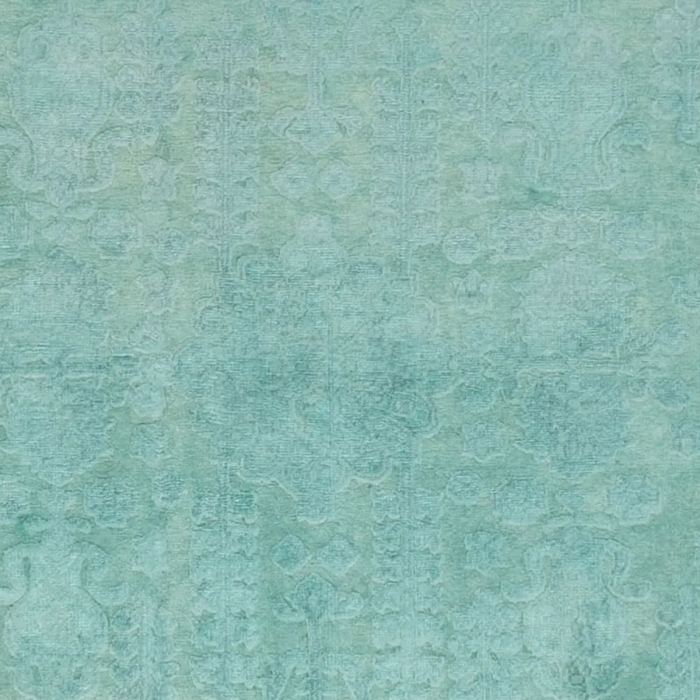 Designer teppe - 196 x 156 cm - turkis